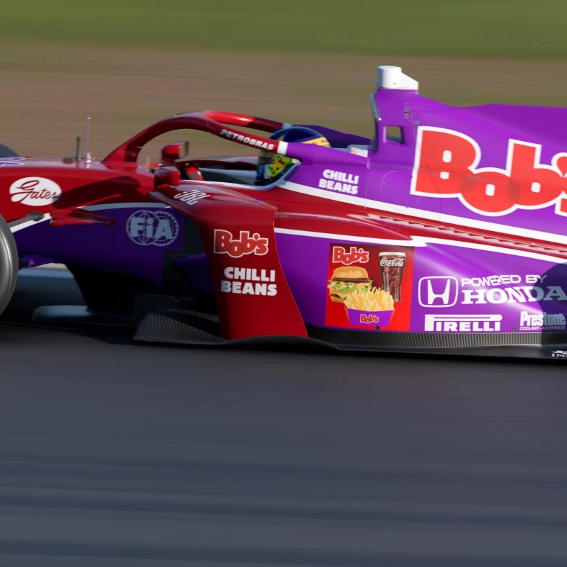 a Super Formula livery with Bob's as a main sponsor